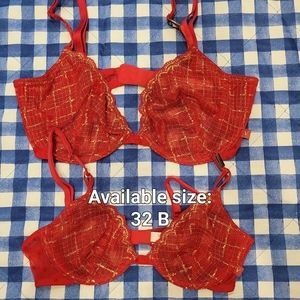 RED Victoria secret bra